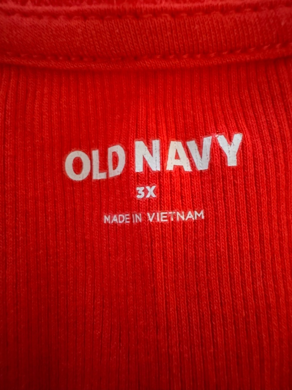 Fitted Square Neck Red Top sz 3X - Picture 10 of 12